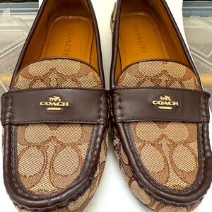Coach Slip On Brown Shoes